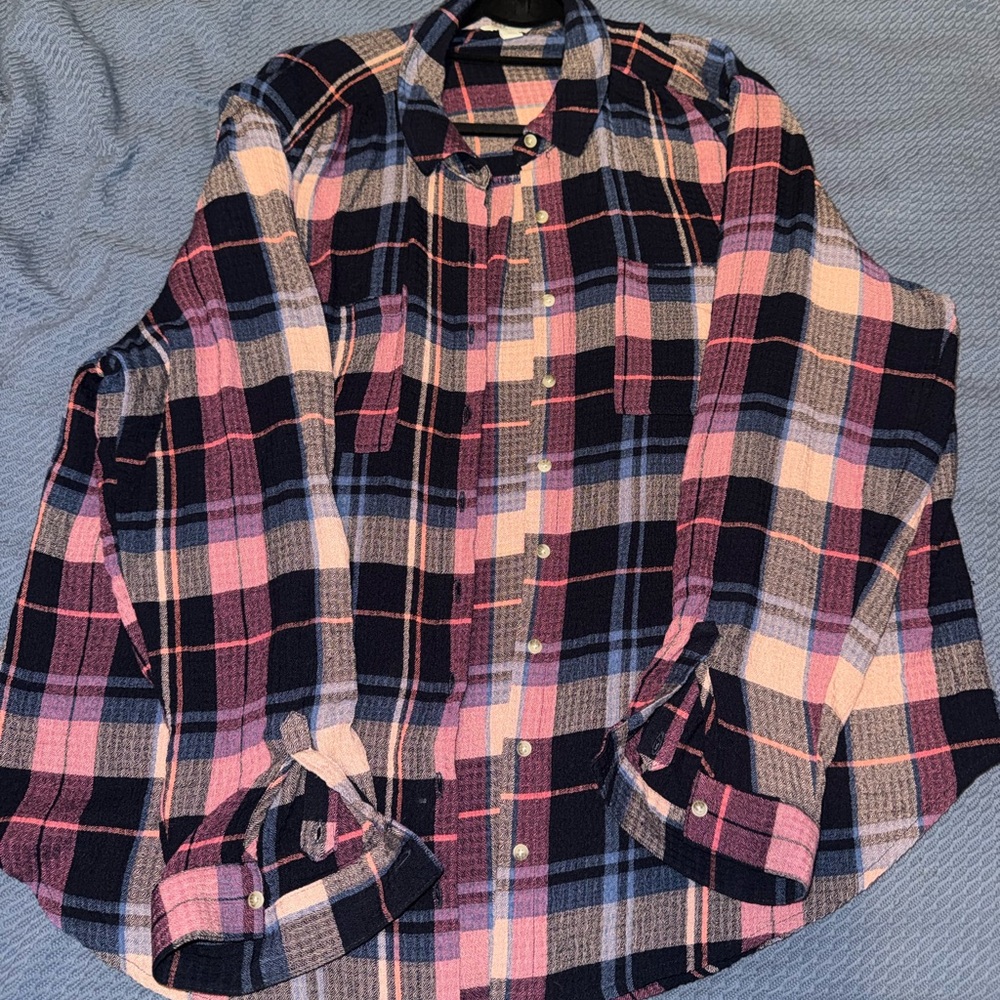 Cato women's Plaid Shirt - Pink, Blue, Cream